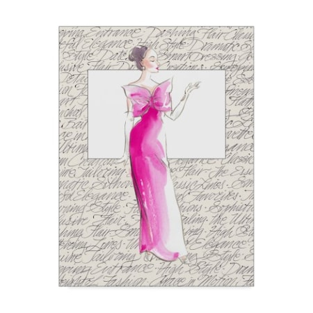 Elissa Della-Piana '50S Fashion Ii' Canvas Art,35x47